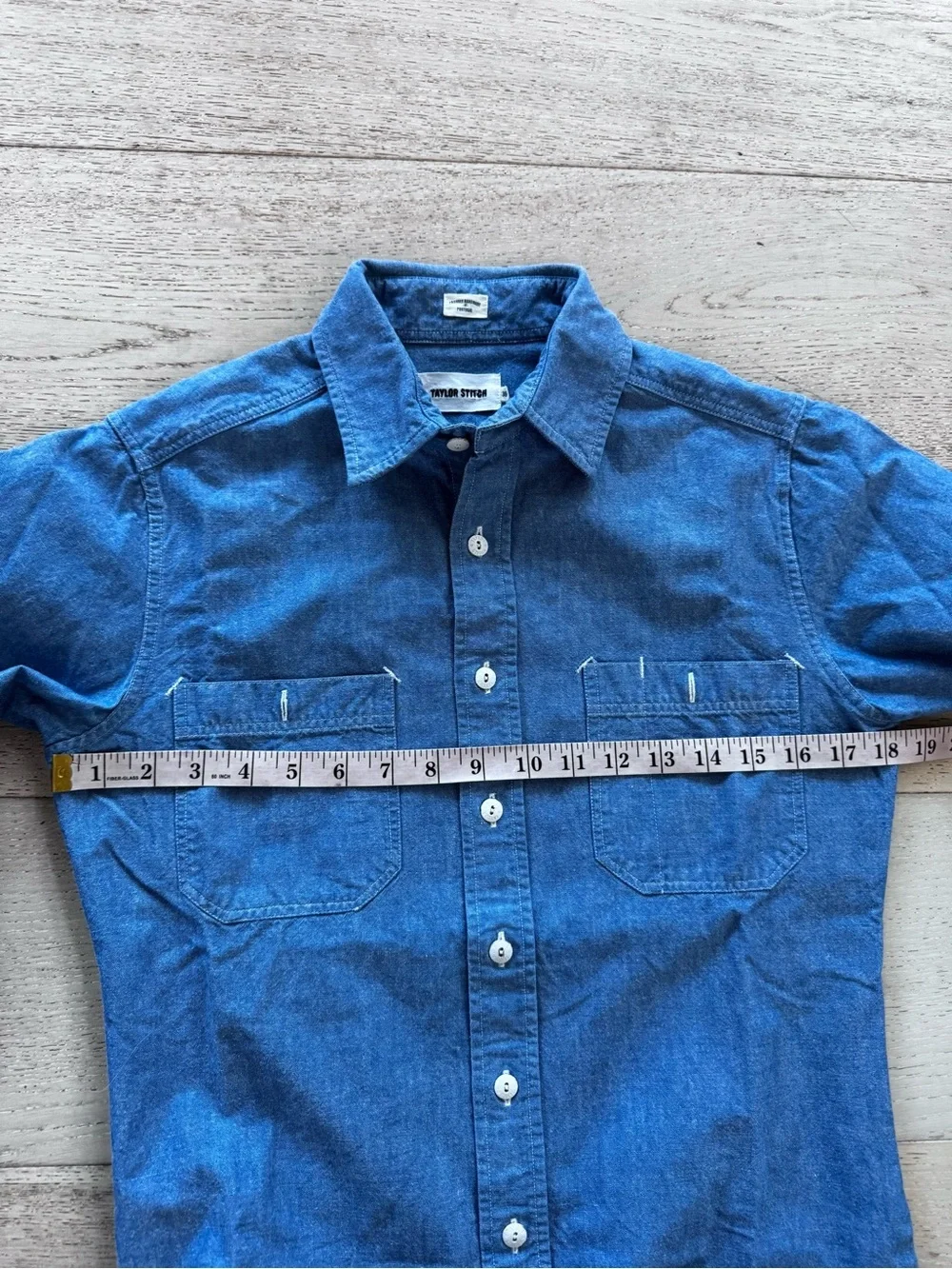 Taylor Stitch Chambray Utility Shirt XS